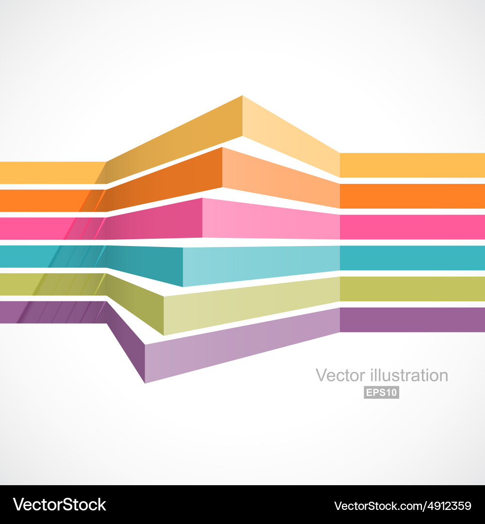 Dynamic Horizontal Lines - Perspective vector image