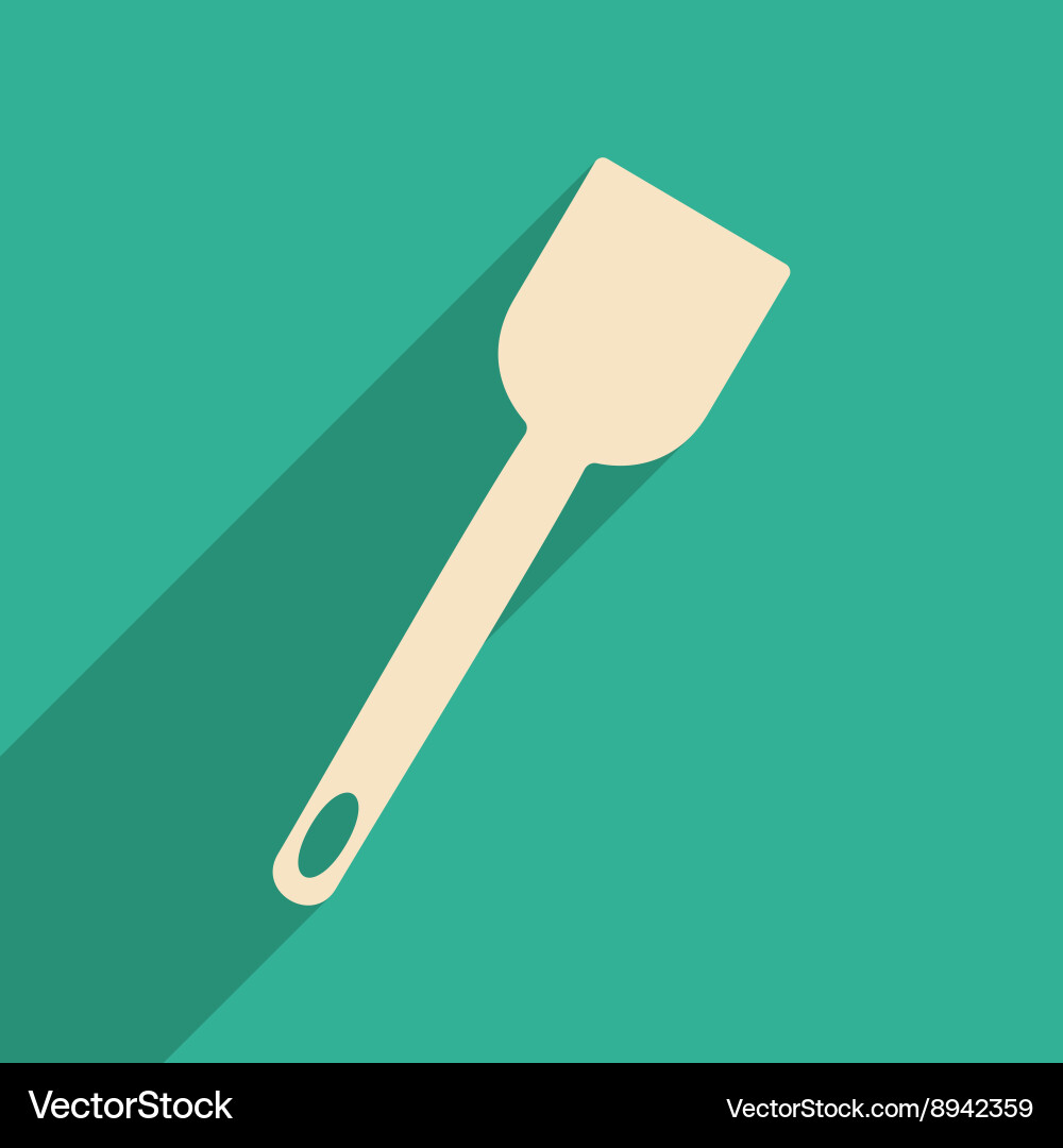 Flat with shadow icon and mobile application Vector Image
