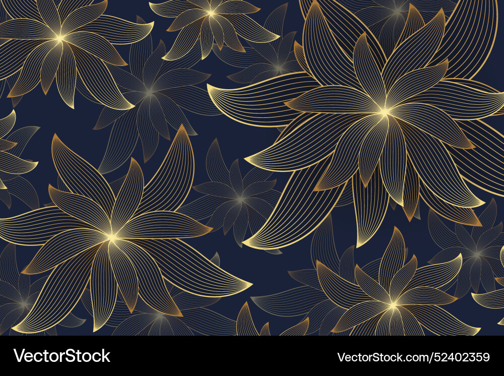Gradient golden linear background Vector Image