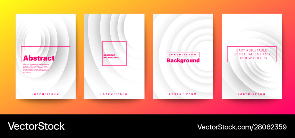 Minimal Circle Wave Background vector image