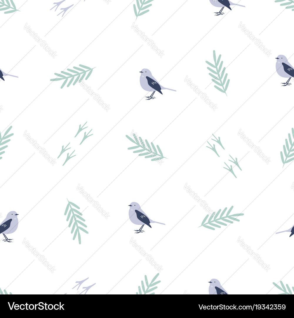 Scandinavian pattern with different elements vector image