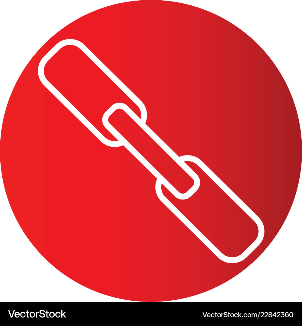 Attachment icon in creative design with elements Vector Image