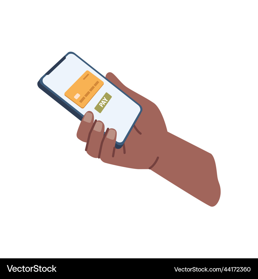 Contactless payment methods using smartphone Contactless payment methods using smartphone vector image