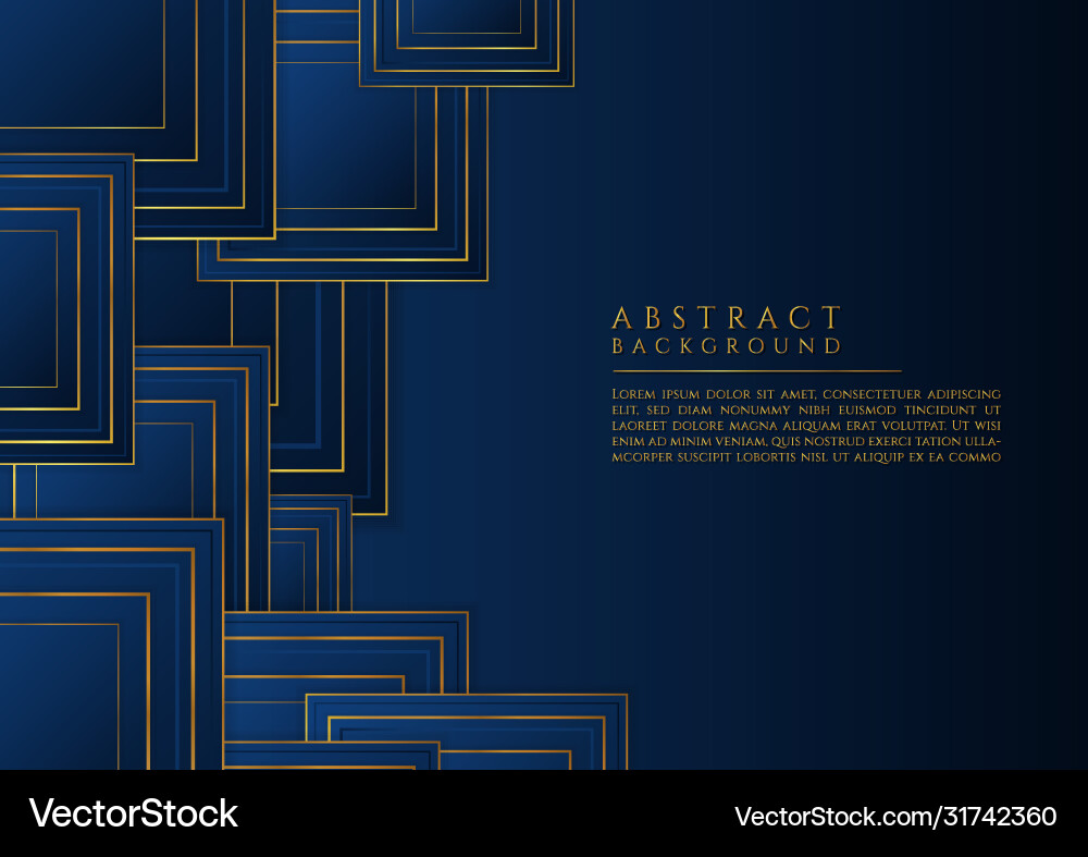 Geometric overlap layer background square shape Geometric overlap layer background square shape vector image