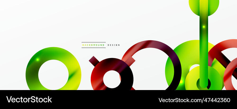 Minimal geometric abstract background circle Vector Image