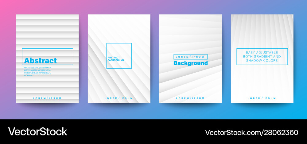 Set minimal abstract diagonal line on white Vector Image