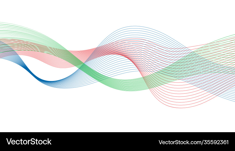 Abstract backdrop with colorful wave gradient line Abstract backdrop with colorful wave gradient line vector image