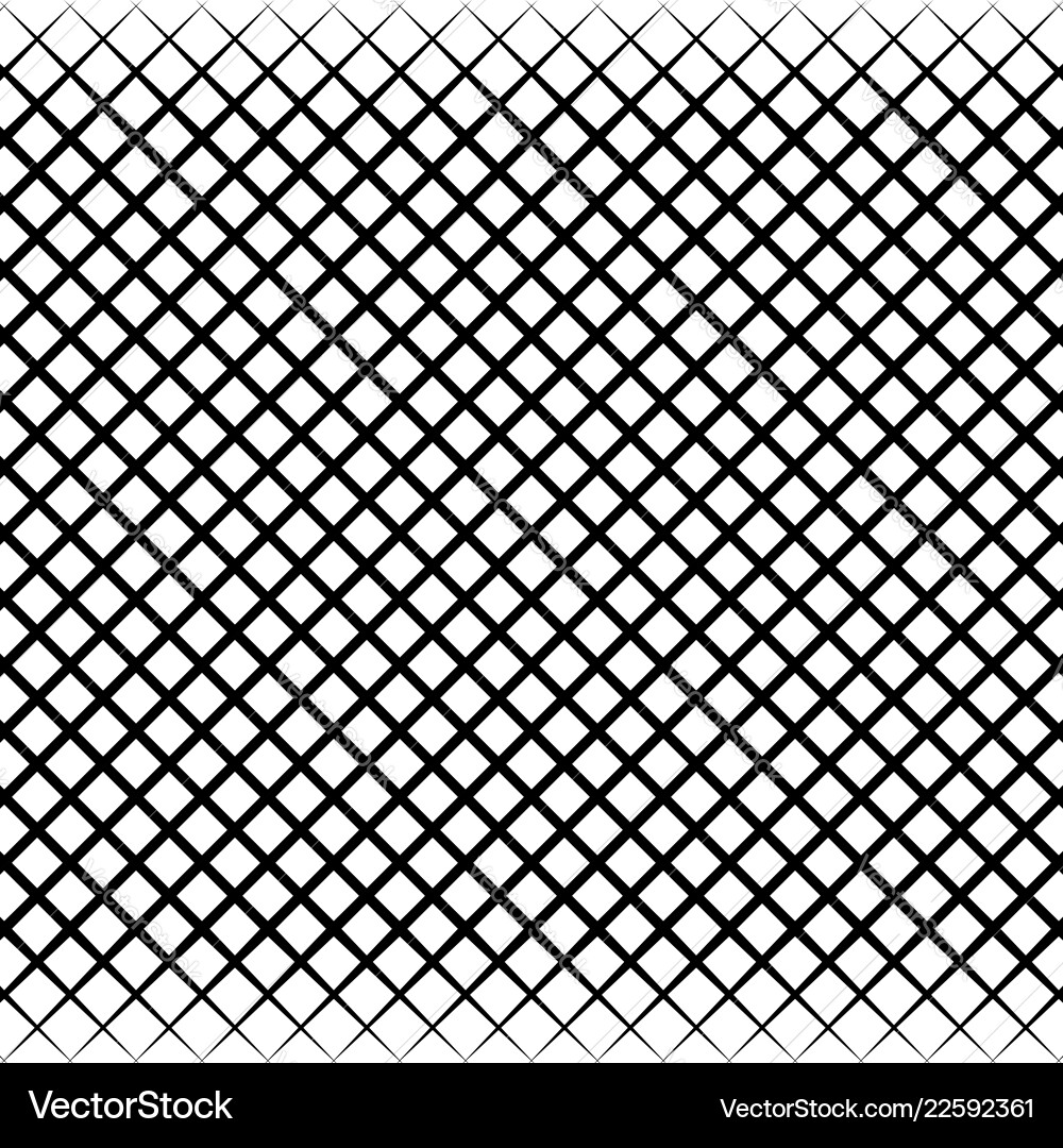 Abstract grid mesh black and white pattern vector image
