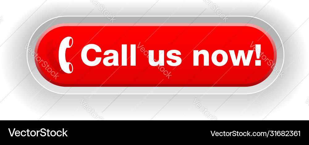 Call Us Now Button - Web Element vector image