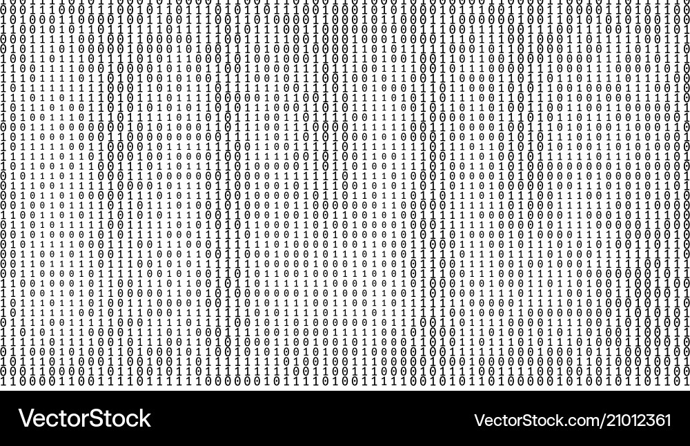 Gradient binary code digits background Gradient binary code digits background vector image