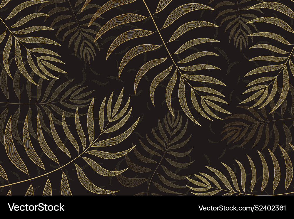 Gradient golden linear background Vector Image