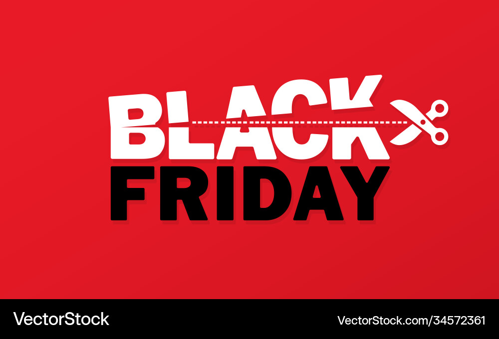 Schwarz friday banner große verkauf inscription design Schwarz friday banner große verkauf inscription design vektorbild