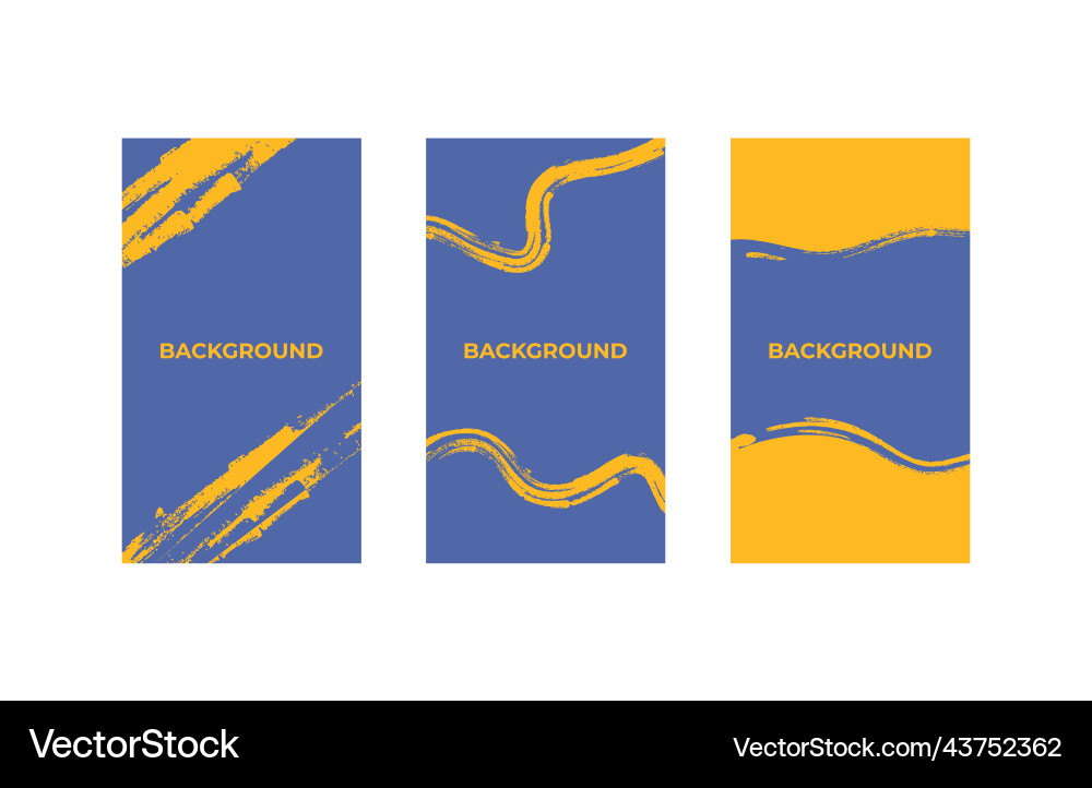 A minimalistic colored frame design line A minimalistic colored frame design line vector image