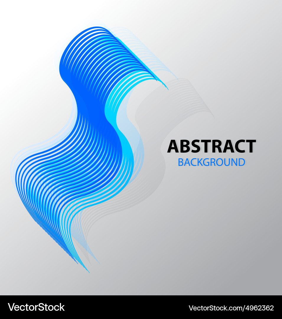 Abstract background line wave vector image