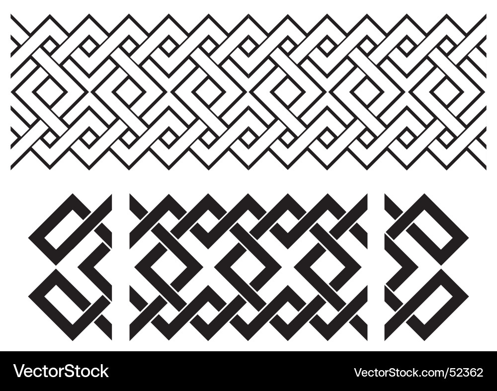 Intricate Geometric Pattern Vector Image