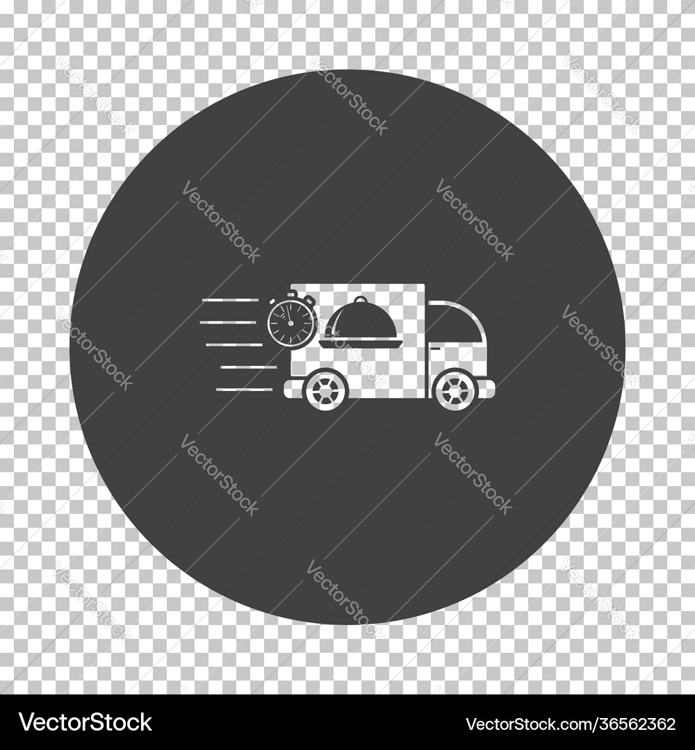 Schnelle Lieferwagen-Symbol Schnelle Lieferwagen-Symbol vektorbild