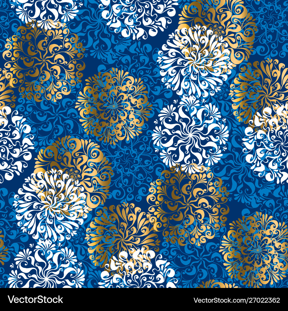 Snowflake Winter Pattern vector image