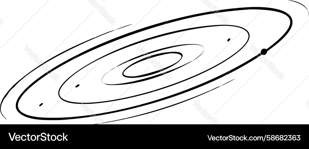 Abstract swirling vortex pattern background Vector Image