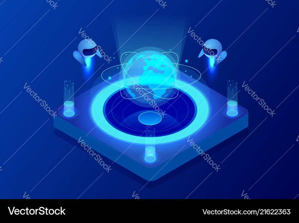 Artificial Intelligence Concepts Vector Image