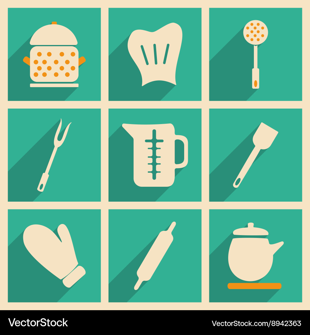 Flat with shadow concept and mobile application Vector Image