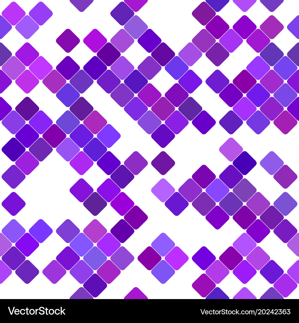 Geometrical rounded square pattern background vector image