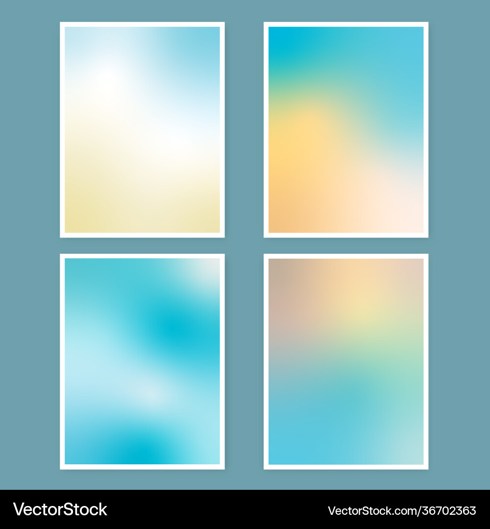 Ocean Gradient Background vector image