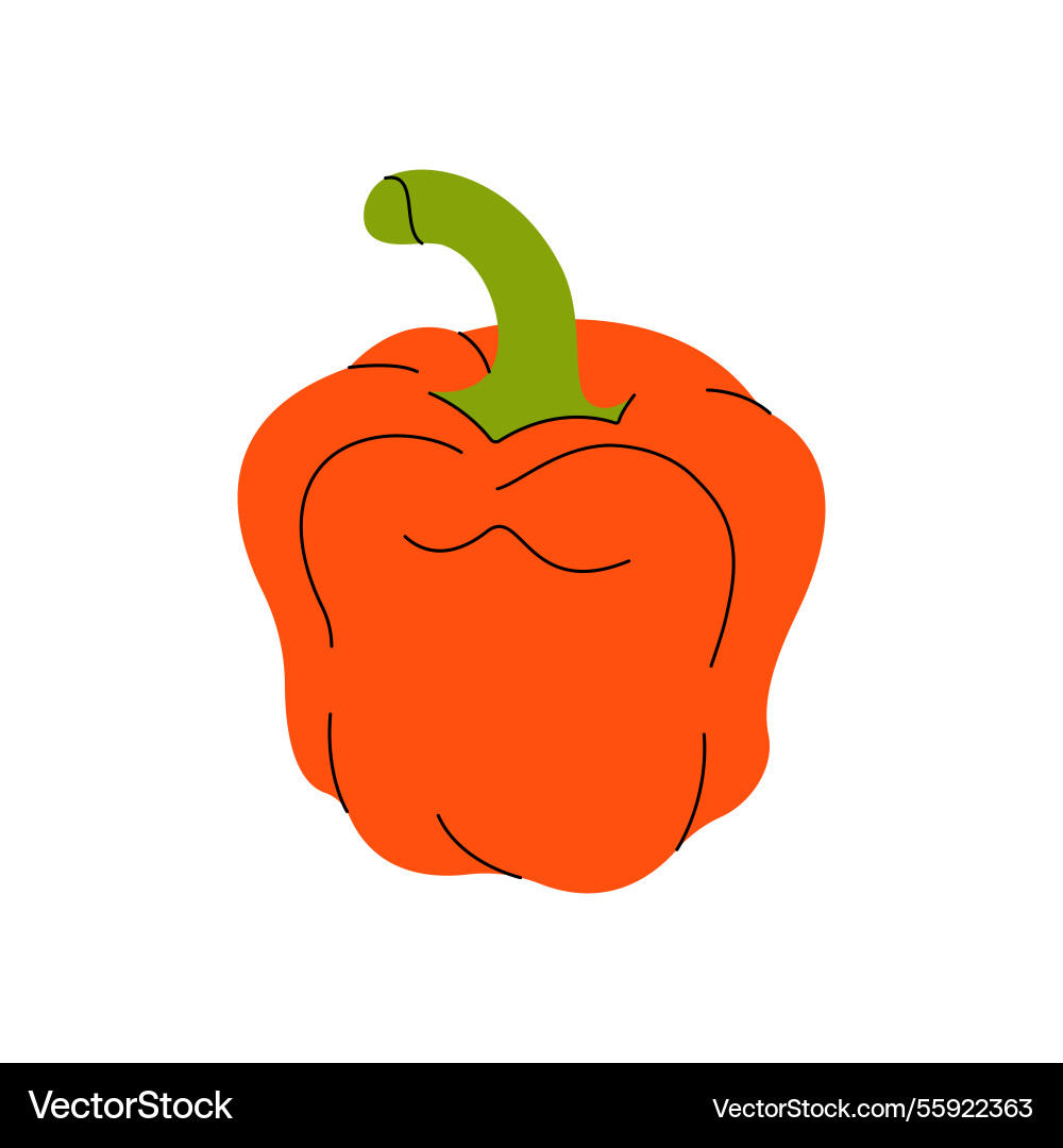 Rote Paprika Paprika Paprika Rote Paprika Paprika Paprika vektorbild