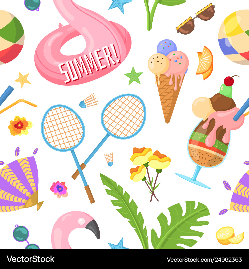 Spirit summer summertime pattern Spirit summer summertime pattern vector image