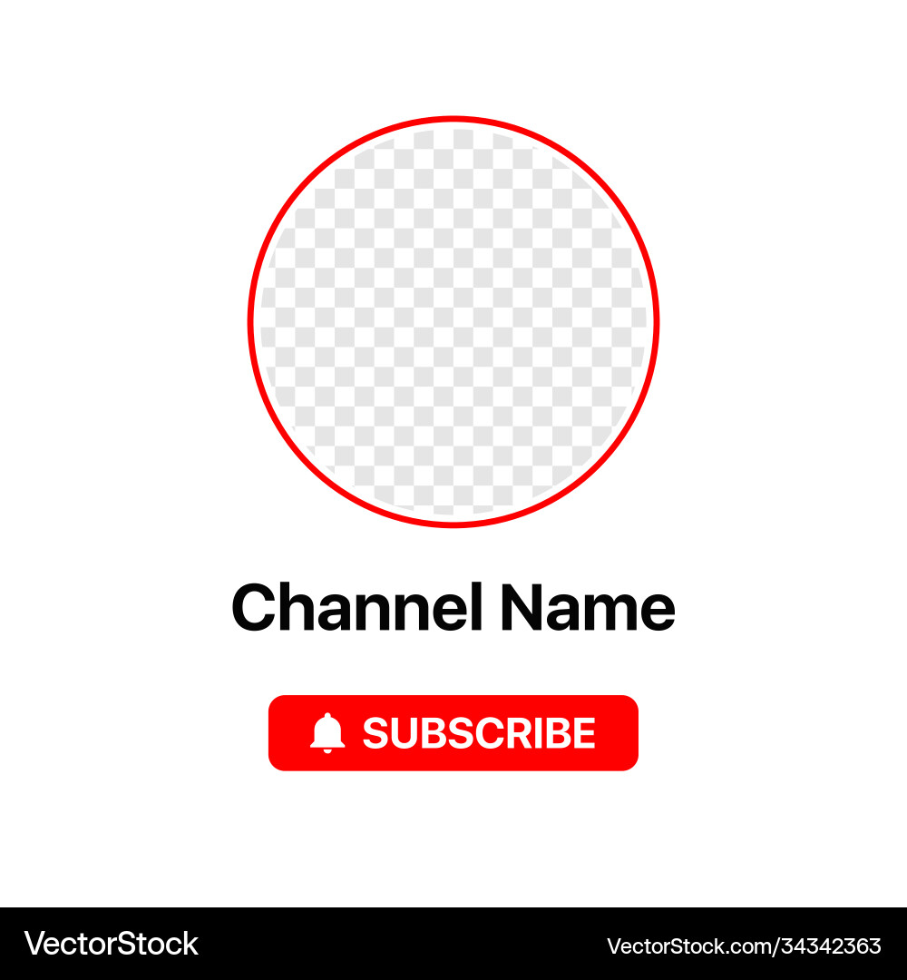 Youtube Profil-Symbol-Schnittstelle abonnieren Taste Youtube Profil-Symbol-Schnittstelle abonnieren Taste vektorbild