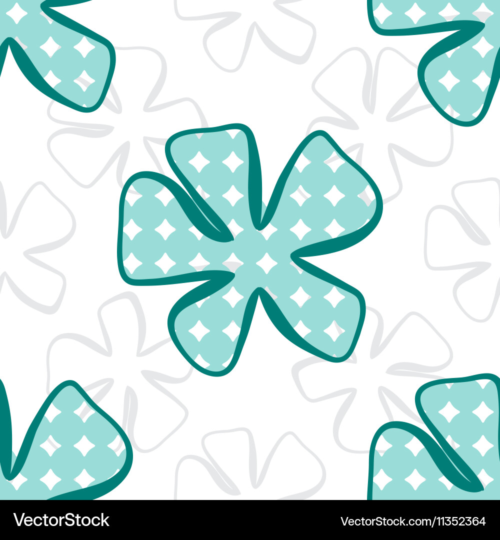 Abstract flower pattern a seamless background Vector Image
