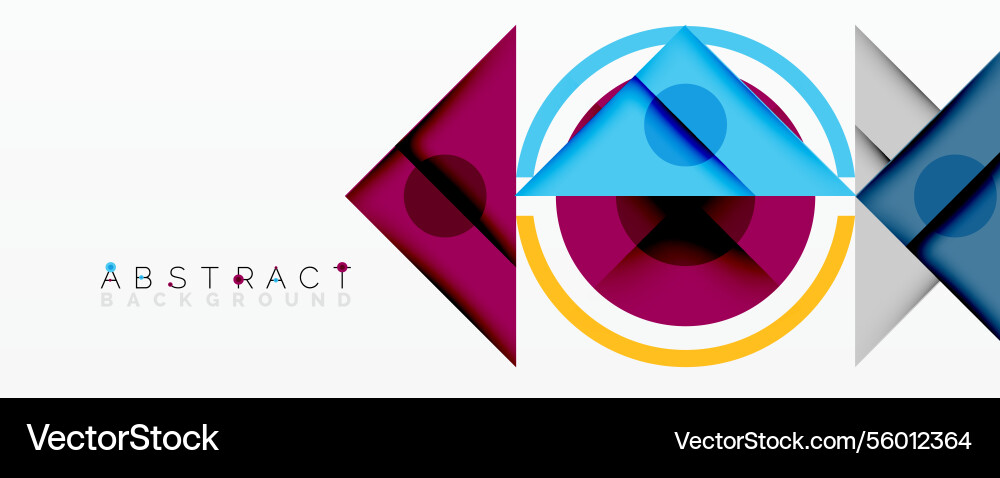 Abstract geometric composition with intersecting Abstract geometric composition with intersecting vector image
