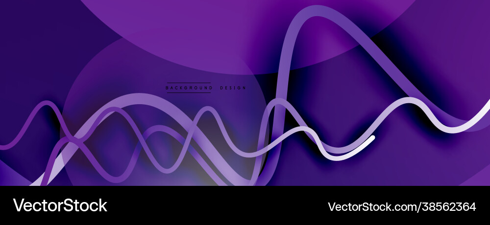 Abstract gradient background with wave line Abstract gradient background with wave line Vector Image