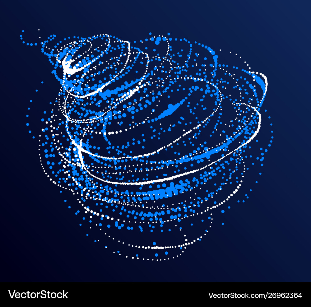 Abstract Particle Whirl vector image