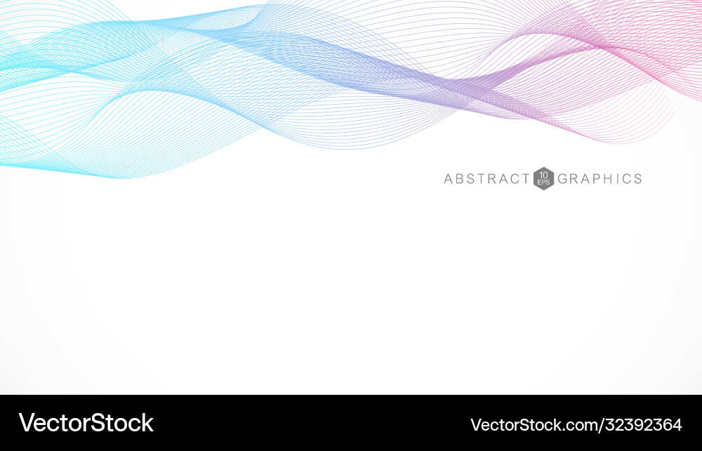 Abstract Wave Background vector image