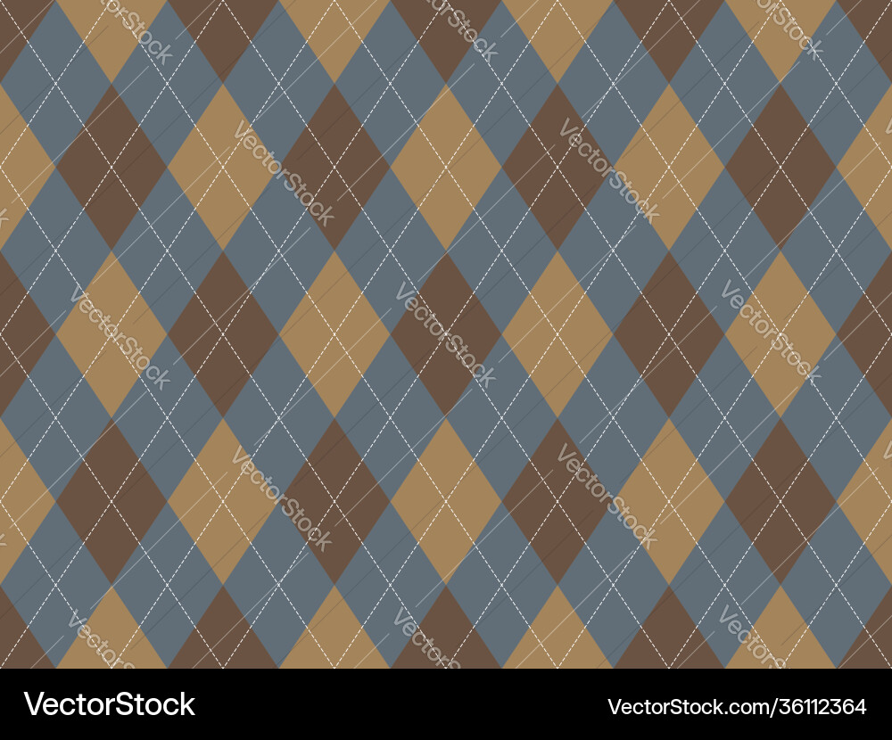 Argyle pattern seamless fabric texture background Argyle pattern seamless fabric texture background vector image