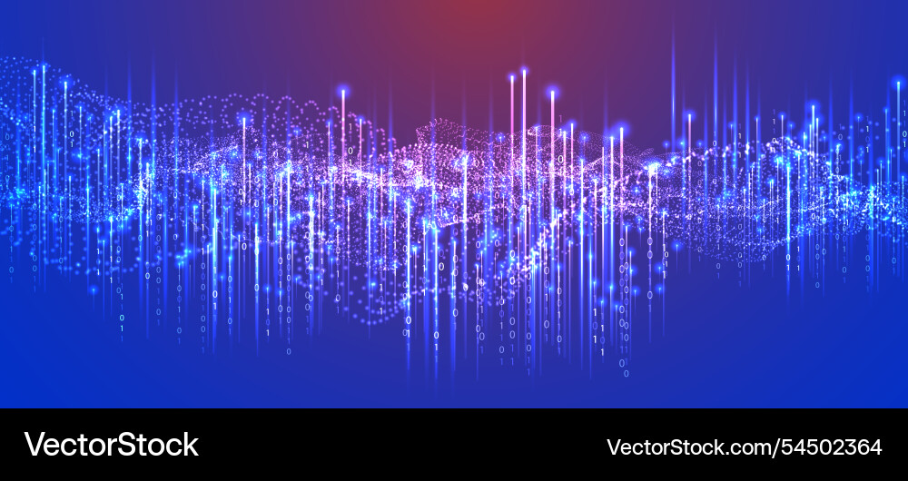 Big data futuristic technology light design datum Big data futuristic technology light design datum vector image