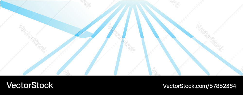 Converging perspective lines symbolizing speed Vector Image