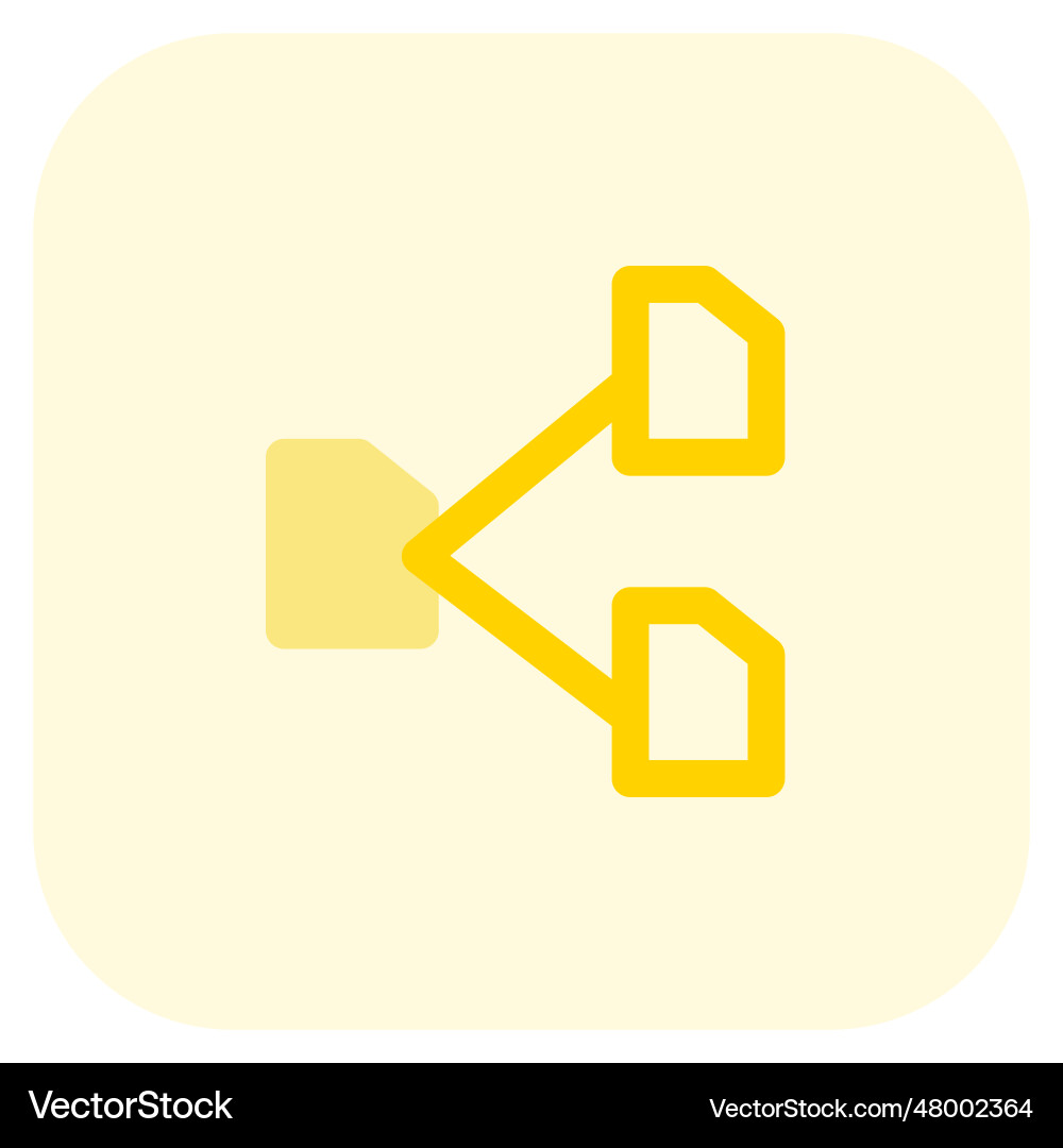 Data exchange between several resources vector image