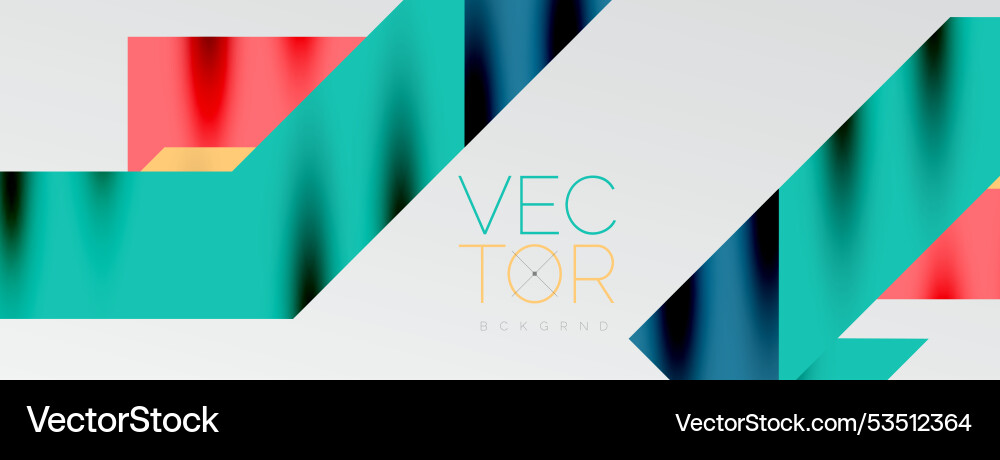 Dynamic lines and triangles Vector Image
