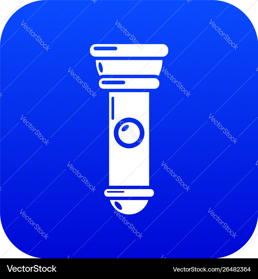 Flashlight icon simple black style Flashlight icon simple black style Vector Image