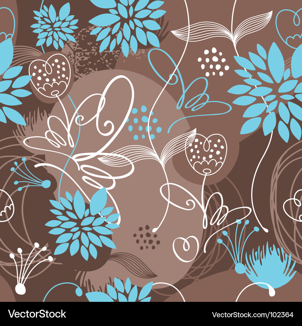 Floral Pattern Background Vector Image