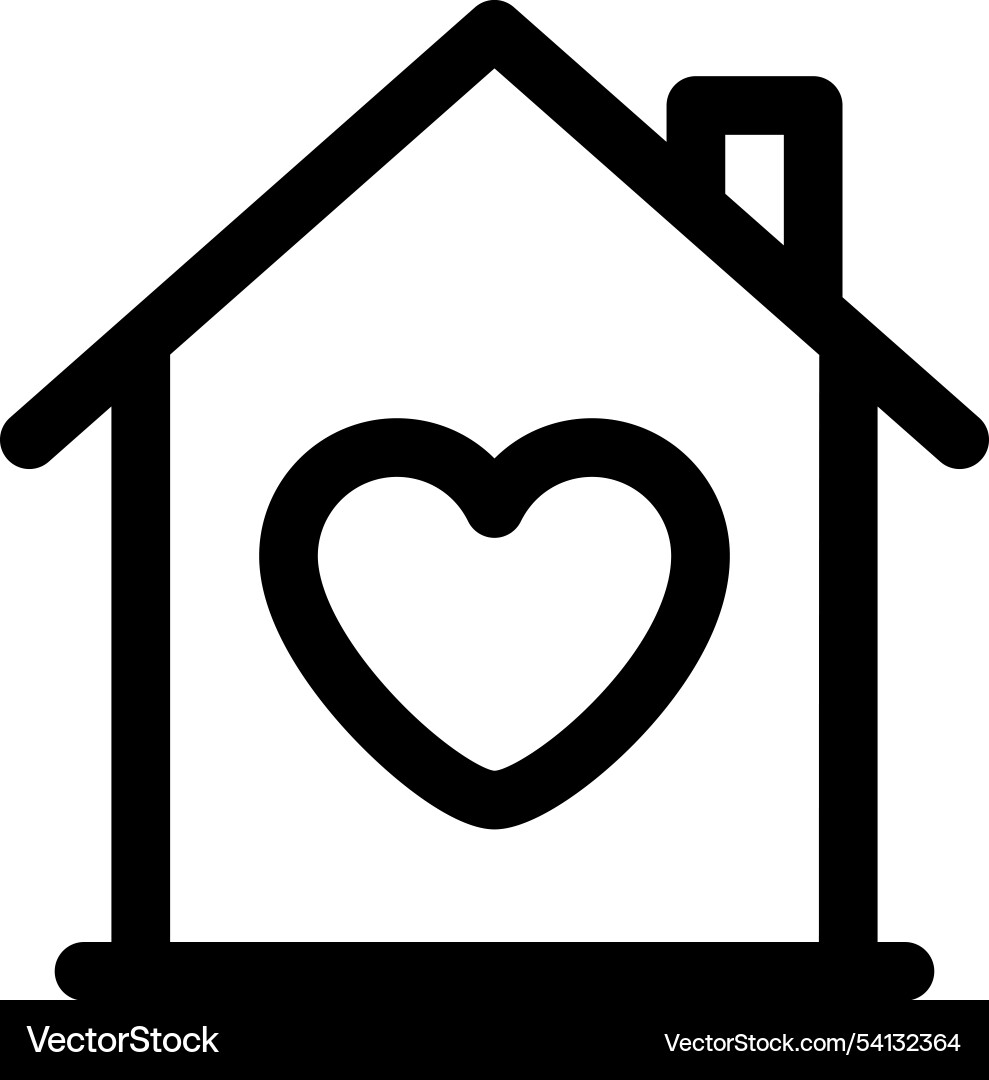 Home icon thin linear style design isolated Home icon thin linear style design isolated Vector Image