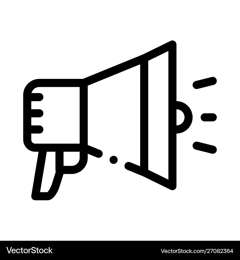 Loudspeaker megaphone agile element icon Loudspeaker megaphone agile element icon vector image