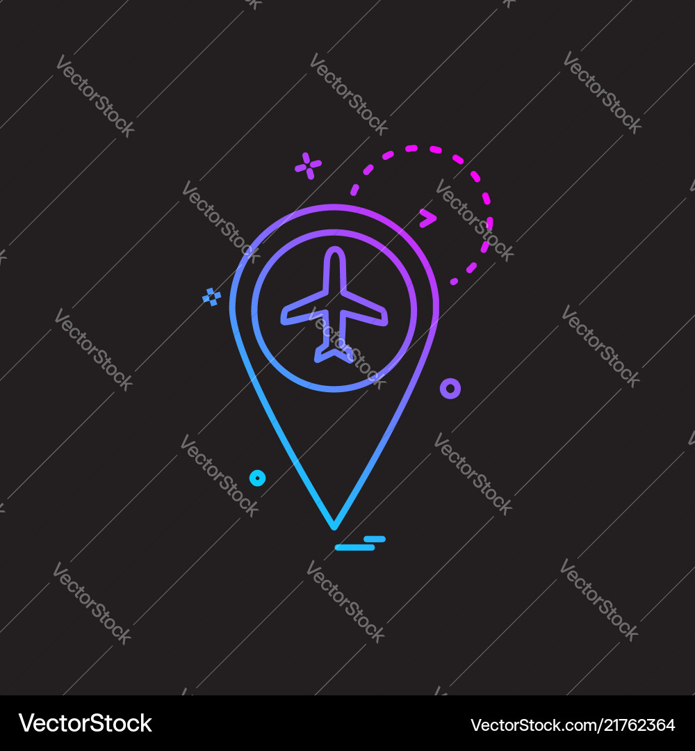Navigation icon design Navigation icon design vector image