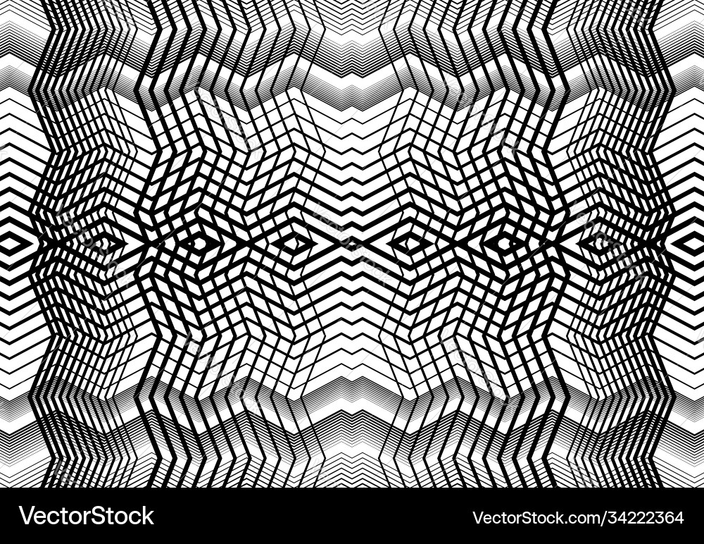 Repeatable and tileable grid mesh zig-zag Repeatable and tileable grid mesh zig-zag vector image