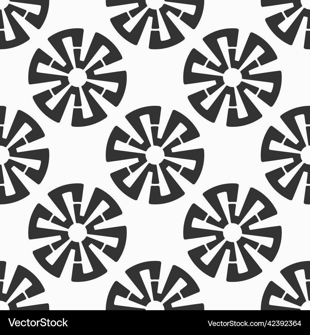 Seamless pattern abstract circular ornaments Seamless pattern abstract circular ornaments vector image