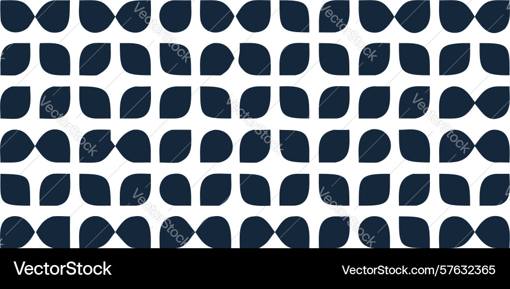 Abstract irregular rounded shapes pattern organic vector image