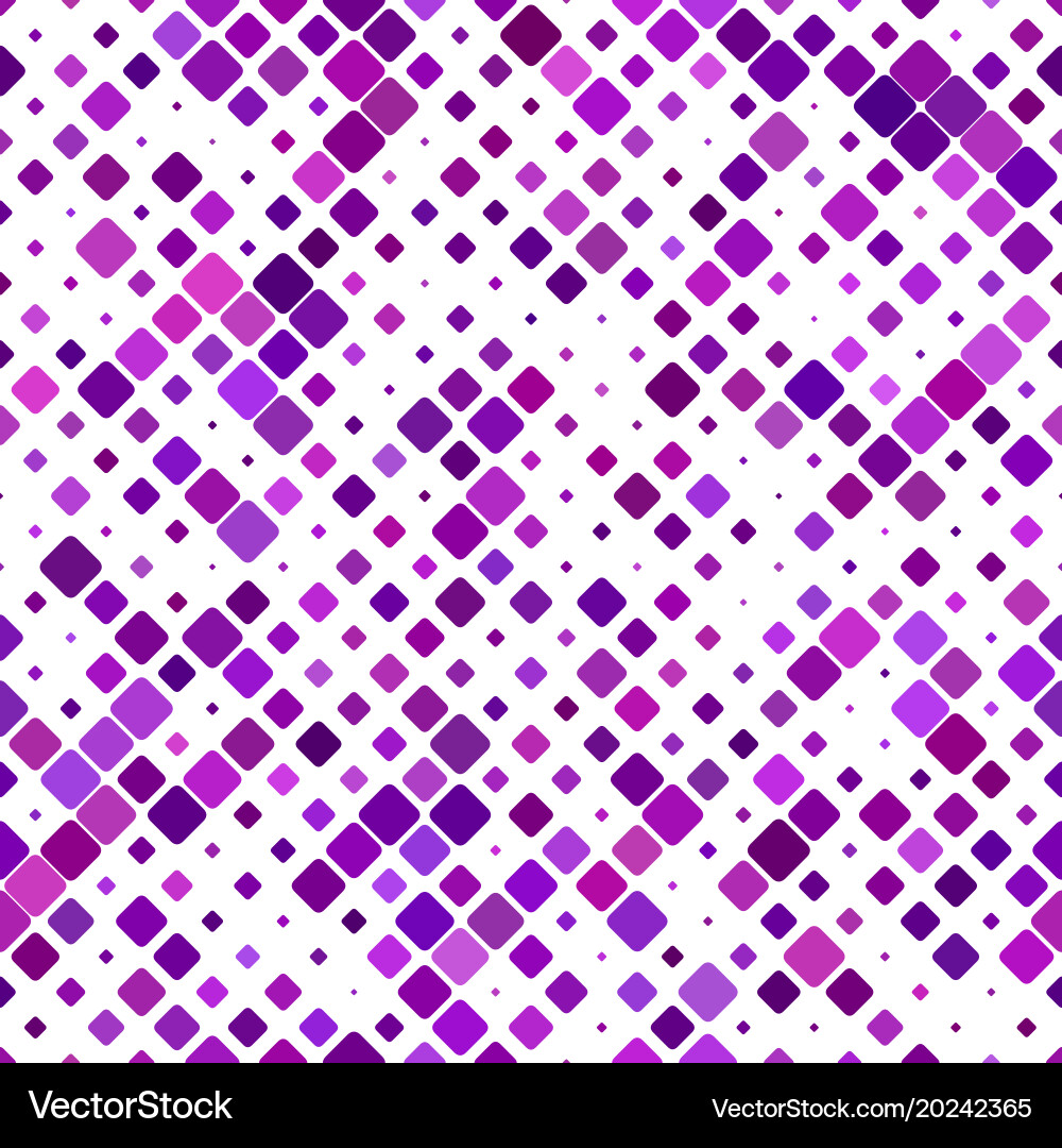 Abstract seamless diagonal rounded square pattern vector image