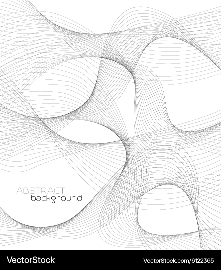 Abstract template background with wave vector image