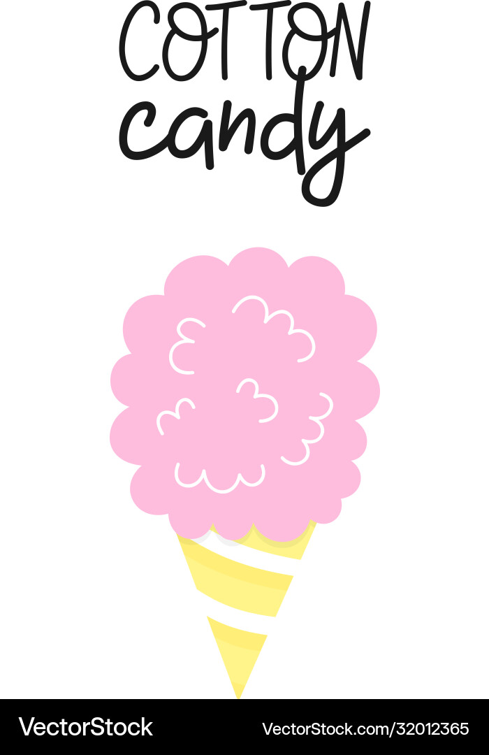Cotton candy Cotton candy vector image